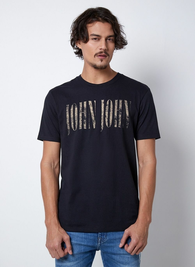 Camiseta John John Logo Mescla Masculina 42.54.2244