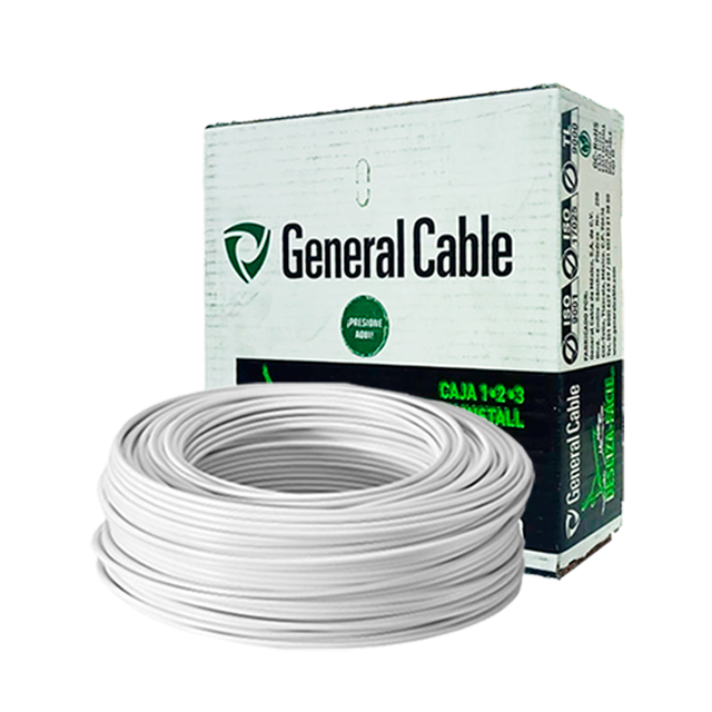 Prefacio Incidente, evento borde Caja cable 100 m, calibre 12, marca General Cable