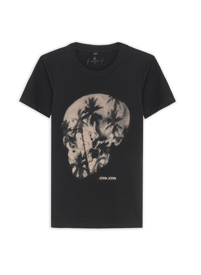 CAMISETA PALMS SKULL JOHN JOHN MASCULINA - Bampas