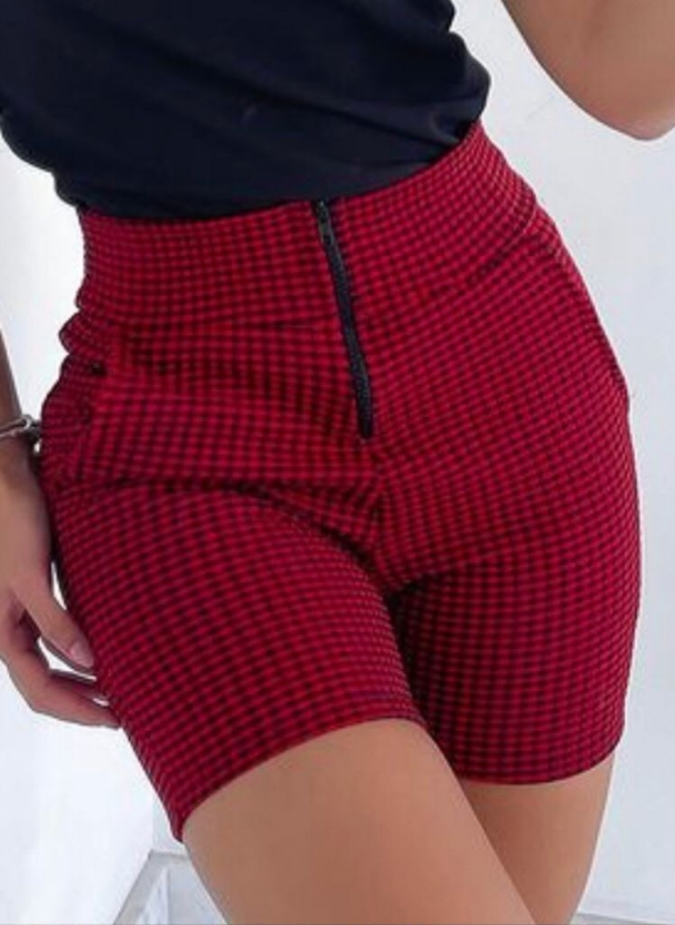 Conjunto de Short Saia Xadrez - Comprar em Mohana Modas