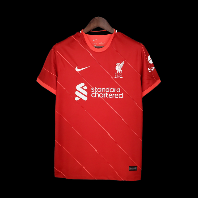 uniforme liverpool vermelho