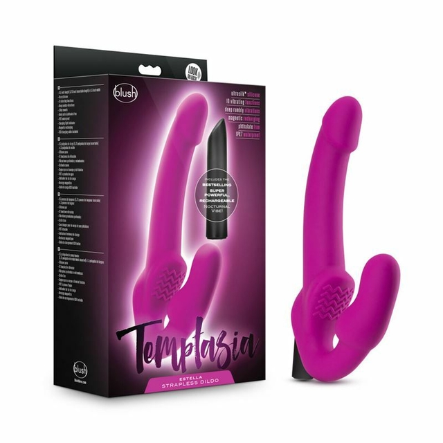 Dildo Vibrador Strapless Temptasia Estella