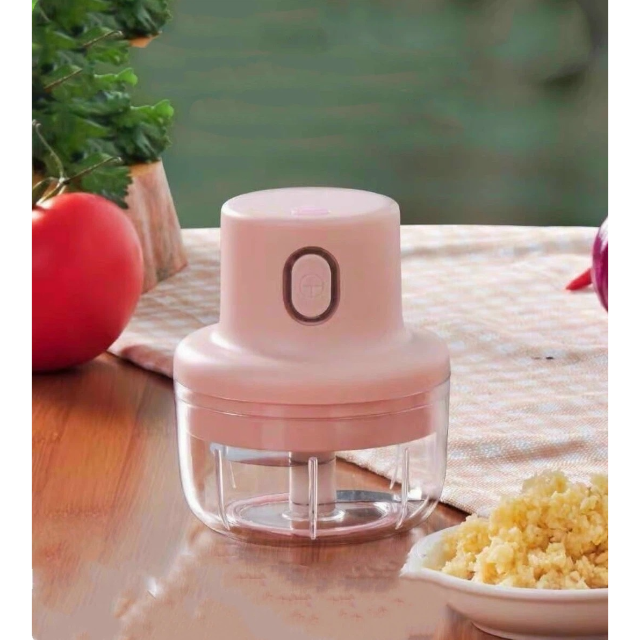 Mini Trituradora de Alimentos Eléctrico USB recargable 250ml Rosado  IMPORTADO