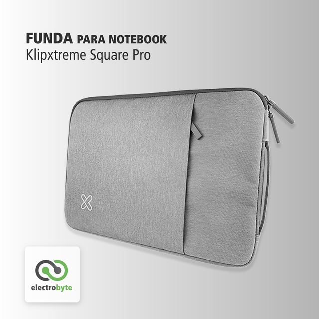 Funda para Portátil 15.6 Klip Xtreme SquarePro KNS-420SV Gris