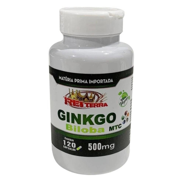 Ginkgo Biloba 120 Cápsulas 500mg Rei Terra