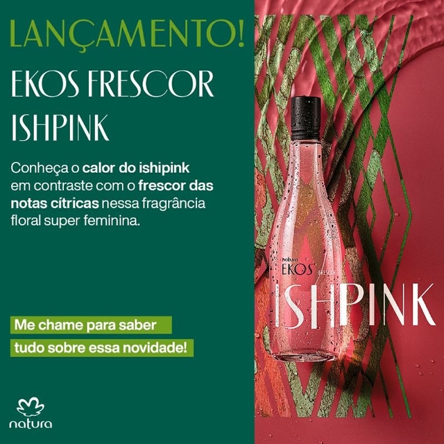 Ekos Frescor Ishpink Desodorante Colônia Feminino 150ml