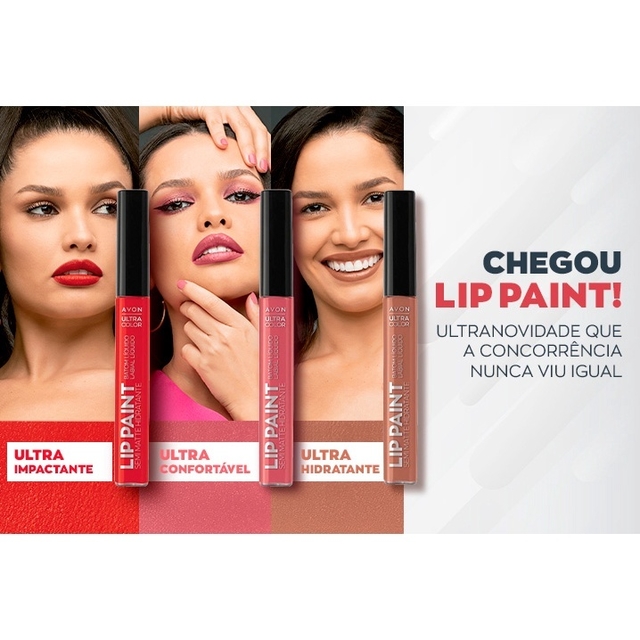 Ultra Color Lip Paint Batom Líquido Atitude Nude 7ml