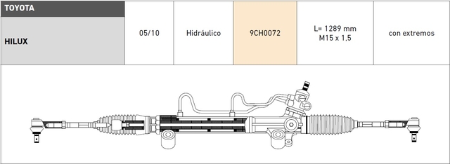 Cremallera De Direccion Hidraulica Hilux