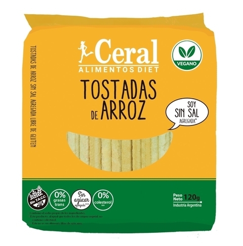 Tostadas De Arroz Sin Sal Ceral Frutos Del Noa