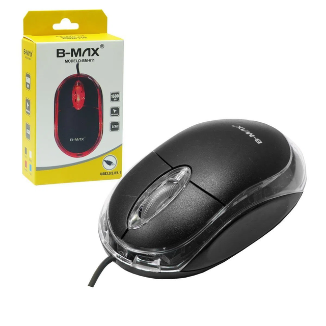 Mouse Com Fio Bmax - Comprar Em Portal Do Eletrônico