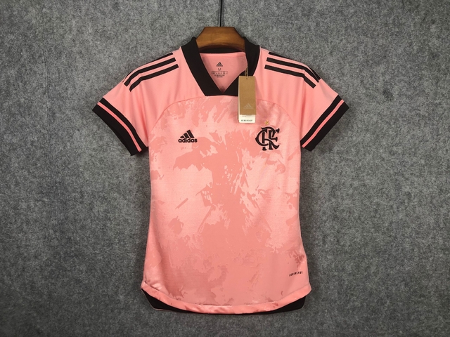 camisa do flamengo rosa feminina