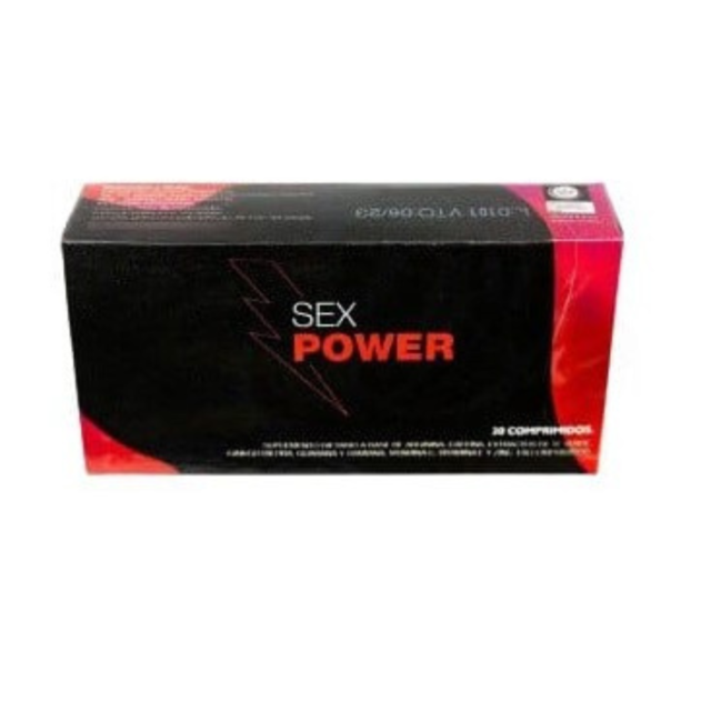 Energizante Para Hombres Suplemento Potencia Sex Power X 30 Comprimidos 