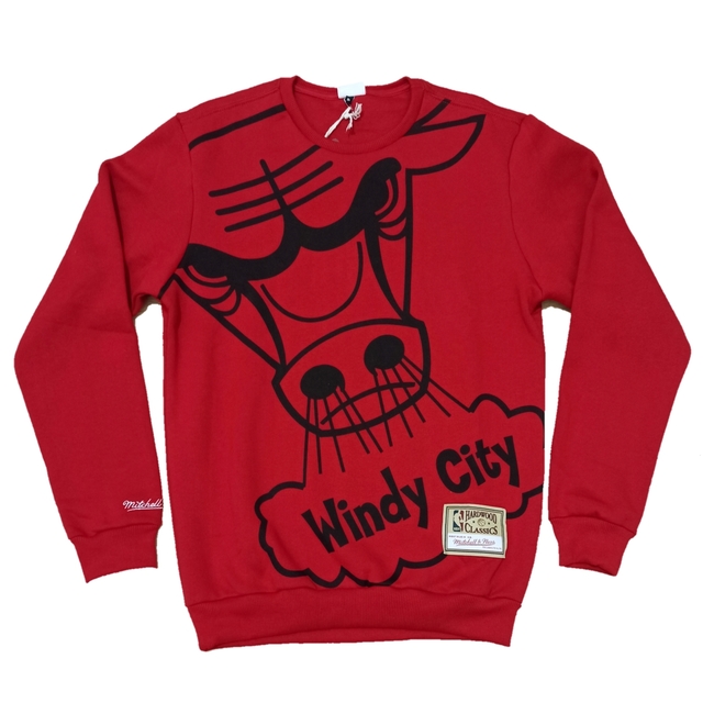 chicago bulls moletom com capuz mitchell and ness