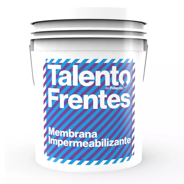 Talento Frentes Impermeabilizante De POLACRIN X 20Kg Blanco