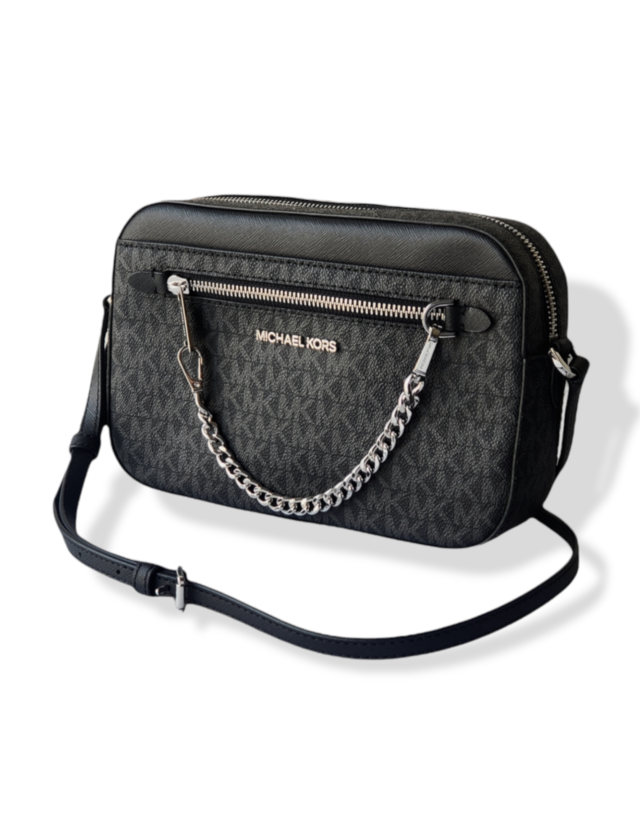 Estable Bisagra competencia Michael Kors bandolera EW negra - BE like tienda online