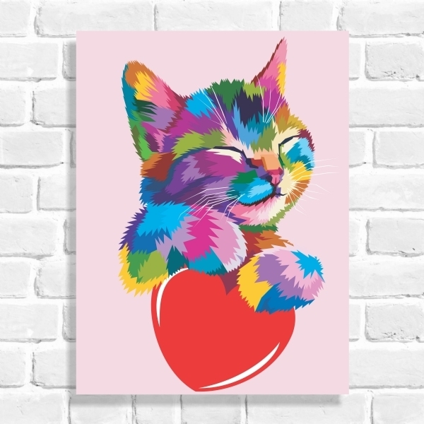 Desenho - Tentação - Quadro decorativo - Gato - Poliartes - Arte e  Artesanato em Resina - atacado e varejo