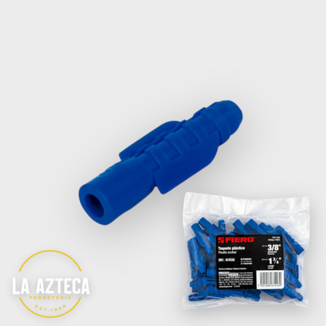 Taquete Plastico Azul Truper