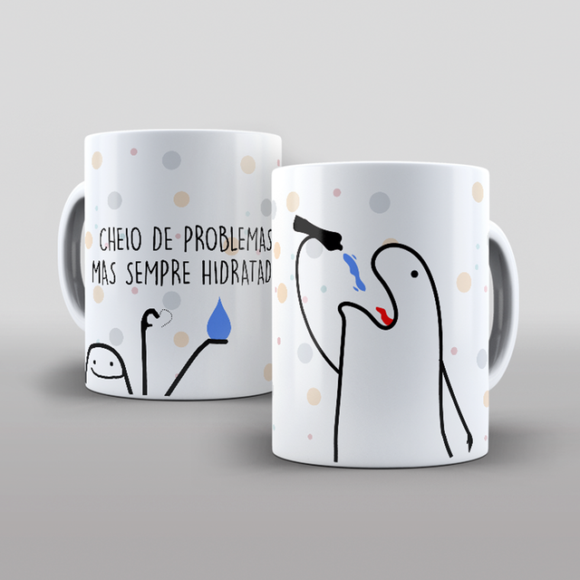 Caneca Flork Sempre Hidratado Escritologia