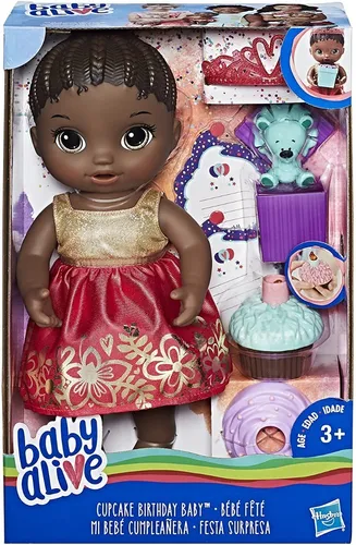 Boneca Baby Alive Bebê Festa de Presentes - Com roupa e acessórios de festa  - E8719 - Hasbro : : Brinquedos e Jogos