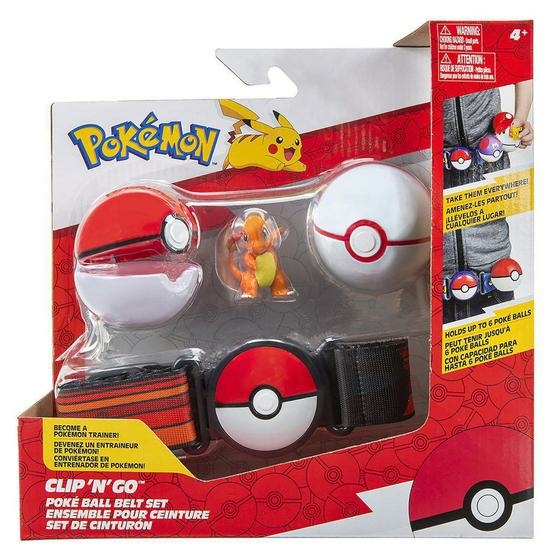 Conjunto de Ação - Pokémon - Cinto Porta Pokébolas - Squirtle