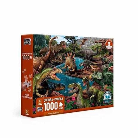 Quebra Cabeça Puzzle Dinossauros 2000 Peças Grow