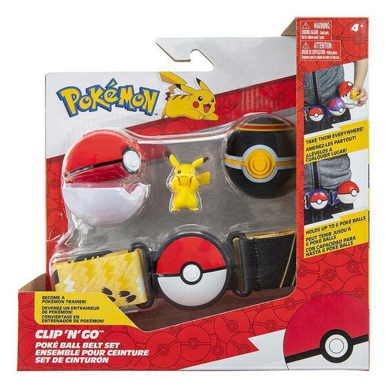 Brinquedo Pokémon Cinto Porta Pokébolas Pikachu | Brinquedo Tomy Nunca  Usado 83605652 | enjoei