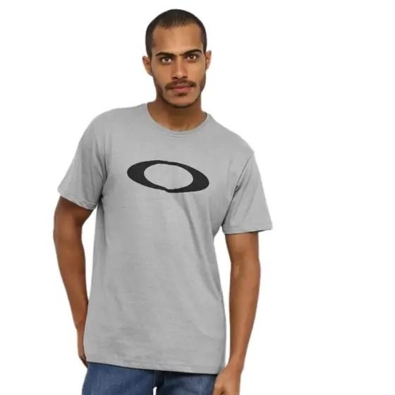 Camiseta Oakley Ellipse Digital SS Cinza 