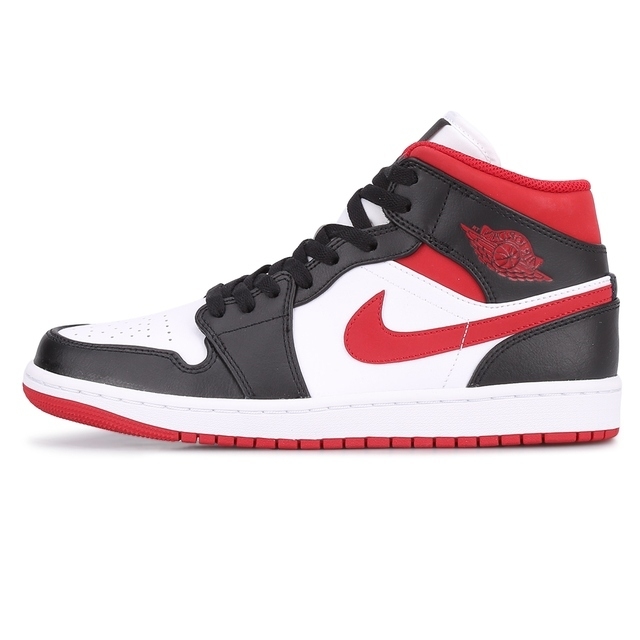 nike jordan 1 red black and white