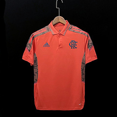 camisa vermelha de treino do flamengo