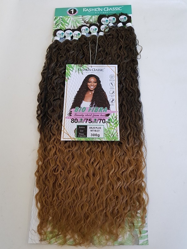 CARNAVAL CABELO BIO FIBRA - cor MT1B/27 - Fashion Classic 70cm