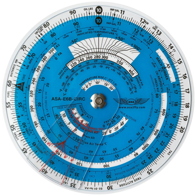 Computador De Vôo Circular E6B Asa2Fly