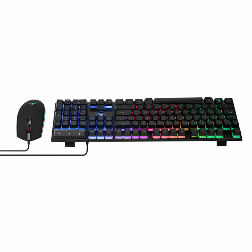 Kit Teclado Y Mouse Alambrico Gamer Yeyian Phoenix Ykp