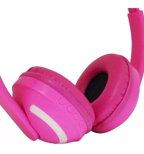 FONE DE OUVIDO HEADPHONE ORELHA DE GATO BLUETOOTH COM LED HF-C240BT EXBOM -  Meli Comércio 