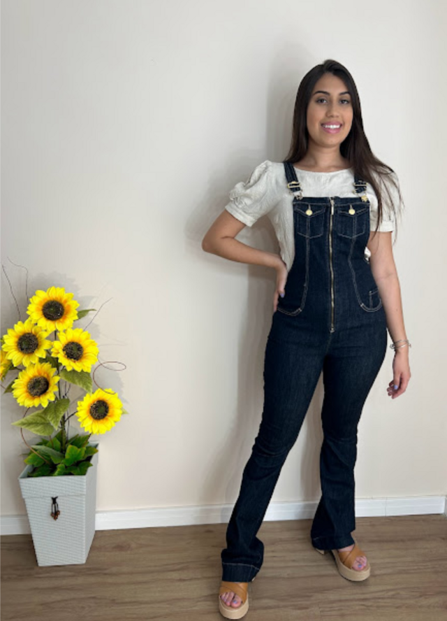 Macac O Flare Jeans Trend Luisa Cass Store