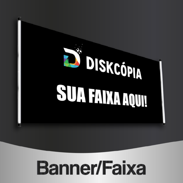 Banner Faixa Em Lona M Comprar Em Diskcopia Com Br