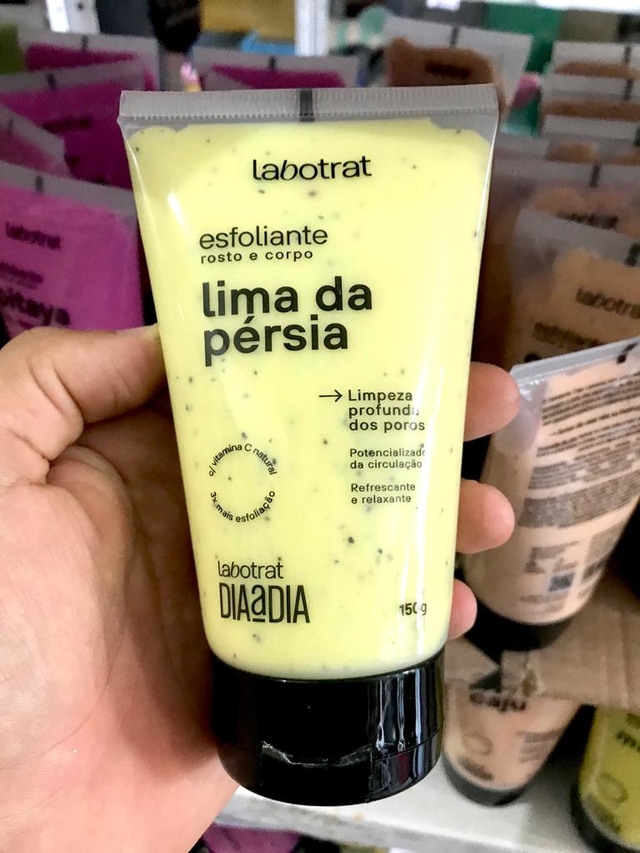 Esfoliante Lima Da Persia 150g Labotrat Para Rosto E Corpo