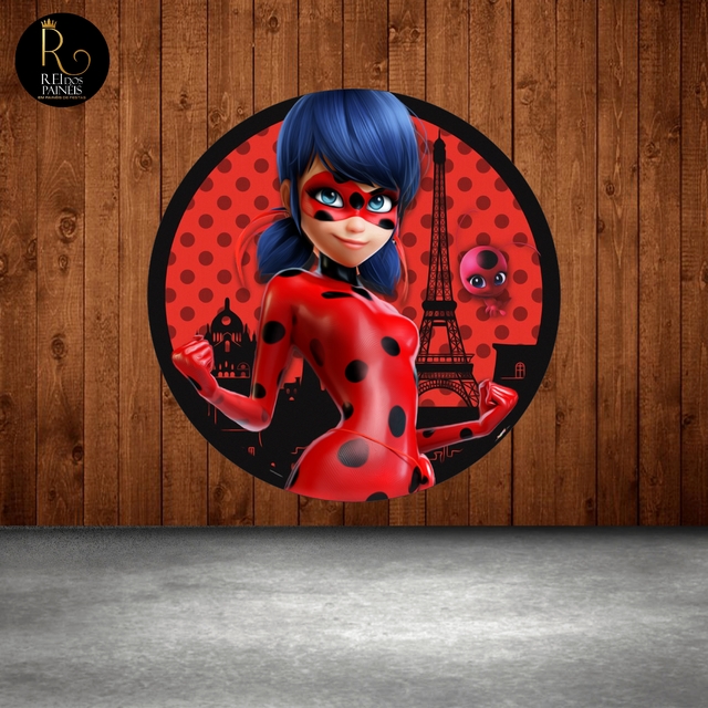 Painel Redondo Ladybug - Adecore Tecidos