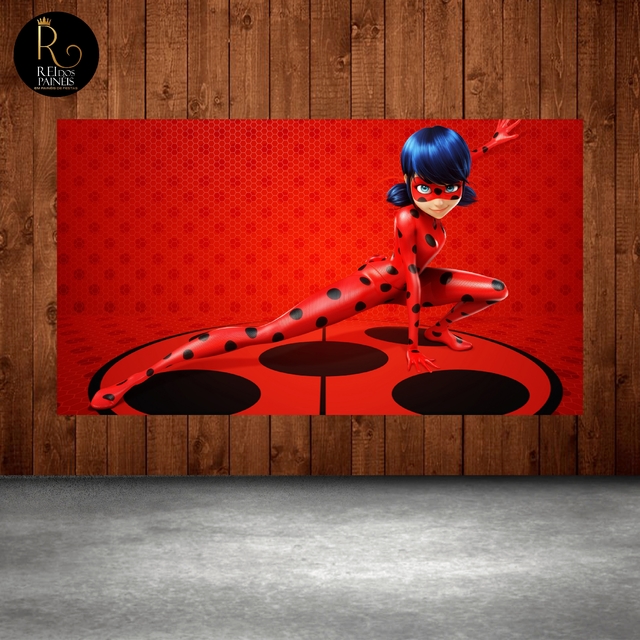 Painel Retangulo Ladybug Catnoir - Adecore Tecidos