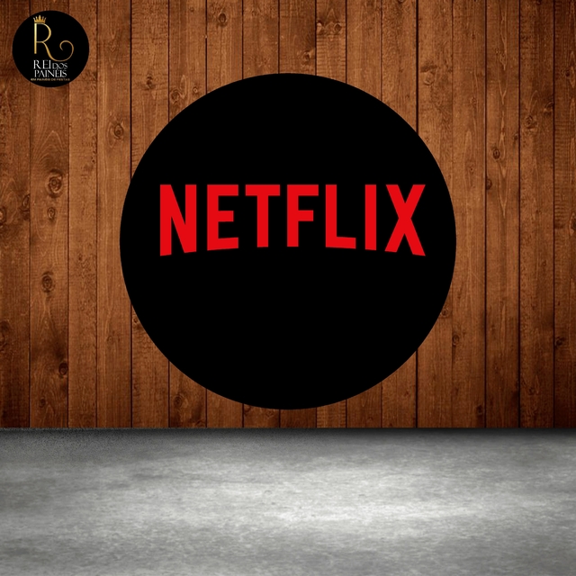 Painel Abre Fácil Netflix em Tecido 1,50m x 1,50m
