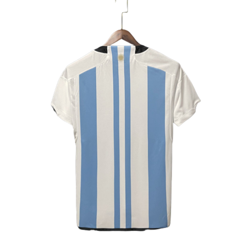 Camisa Argentina Home Torcedor Adidas Masculina Branca E Azul