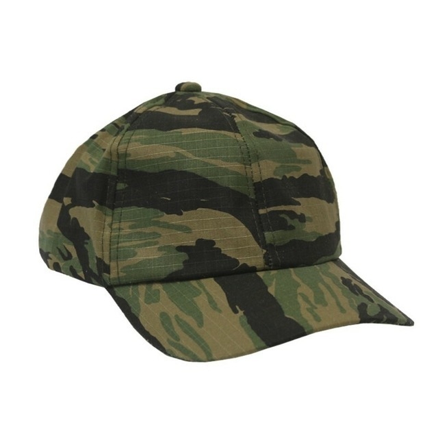 BONÉ MILITAR RIP STOP LISO CAMUFLADO TIGER SELVA