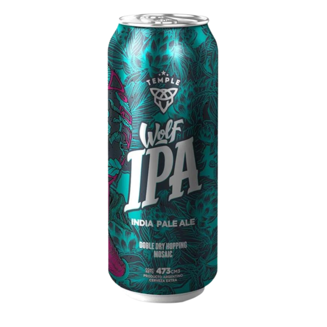 Cerveza Temple Wolf Ipa Lata X Cc Abasto Market