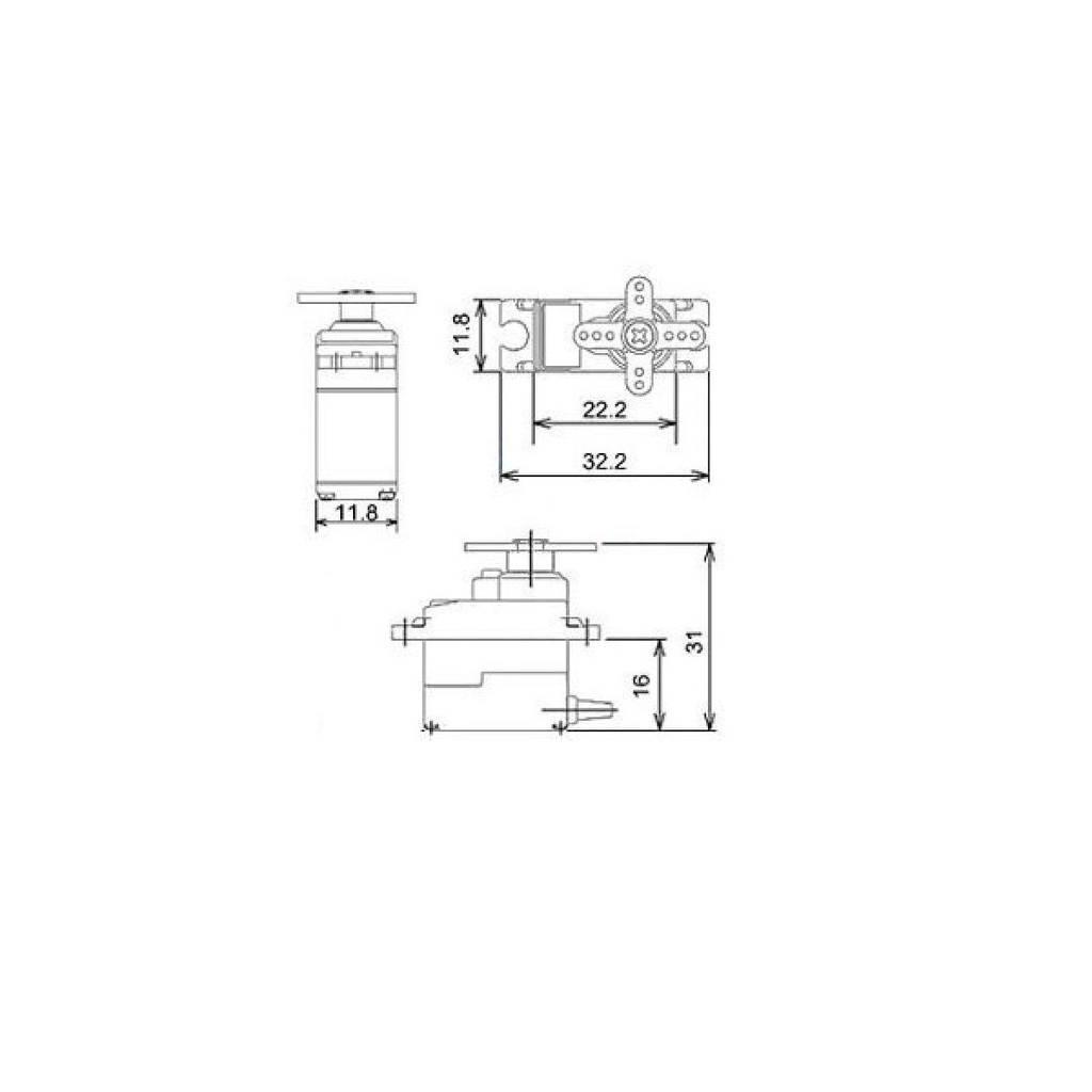 Micro Servo 9g Sg90 Compativel Towerpro Para Projetos De Robotica