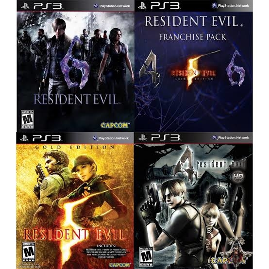 Resident Evil Combo Com 14 Jogos Midia Digital Ps3 - WR Games Os melhores  jogos estão aqui!!!!