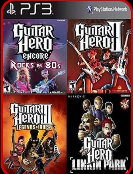 GUITAR HERO 4 EM 1 PS3- MIDIA DIGITAL - DS GAMES PRO