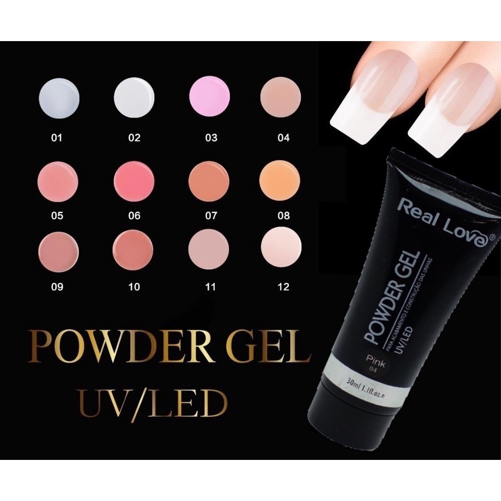 Polygel POWDER GEL Uv Led 30ml Real Love