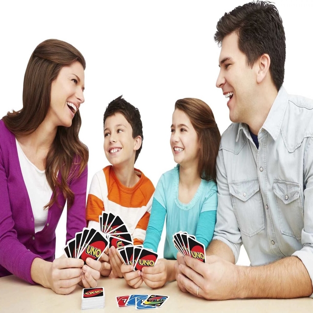 Jogo de Cartas Uno Baralho Reunir a Família Brincar Se Divertir