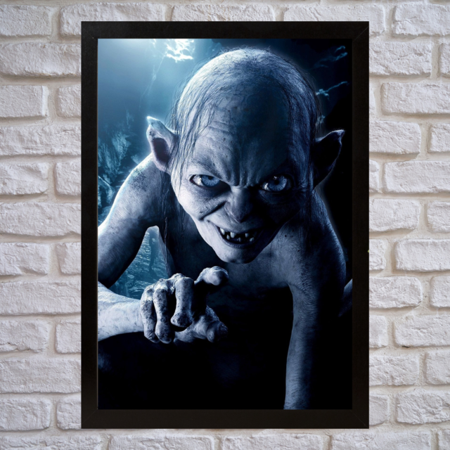 Quadro o Senhor dos Anéis - Gollum - Esquimo Cult