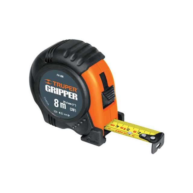 Flex Metro Gripper Contra Impactos M Cinta Mm Truper