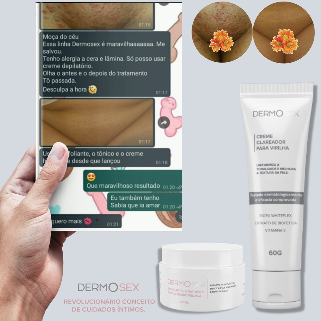 Creme Clareador Para Virilha Dermosex G